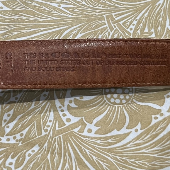 Coach Genuine Black Leather Belt - Picture 8 of 8